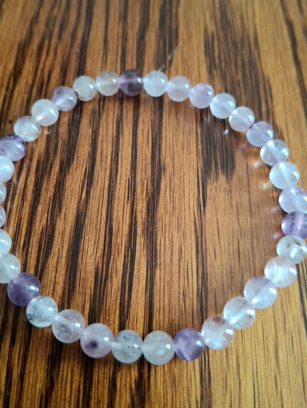 Amethyst Natural Gemstone Stretch Bracelet